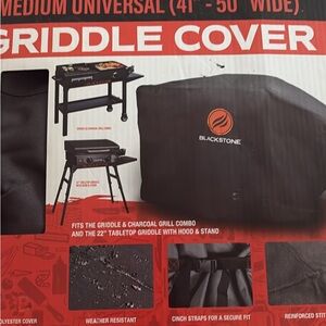Blackstone Weather Resistant Griddle Cover in Black 41-50” wide new
